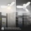 Stropní ventilátor s osvětlením Dálkové ovládání Ventilátor Náhled obrázku produktu 17