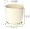 KOTARBAU® Keramik Blumentopf Übertopf für Blumen Pflanzen ⌀ Produktbild-Vorschau 2