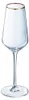 4 Flûtes 23 cl Ultime Bord Or - Cristal d'Arques Voir les images du produit 2