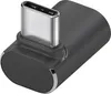 SONERO USB-C Adapter X-UA131 90° 40Gbps 240W Alu schwarz Produktbild-Vorschau 3