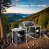 tectake® Campingküche XXL mit Aluminiumgestell und 5 Produktbild-Vorschau 7