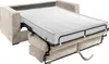 Schlafsofa mit Matratze 4-Sitzer - Cord - Taupe - Produktbild-Vorschau 4