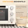 HOMCOM Mini Backofen 21L Pizzaofen Miniofen mit Backblech Produktbild-Vorschau 7
