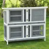 Hasenstall XL Linus faltbar grau 120x50x104 cm Produktbild-Vorschau 4