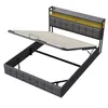 INONEFT Polsterbett Boxspringbett 160x200 cm mit LED und Produktbild-Vorschau 12