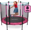 Meteor Kindertrampolin TRP-50 mit Netz Ø140 cm – Indoor & Produktbild-Vorschau 6