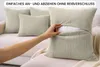 Amilian Dekokissen 4er Set mit Füllung, Cord-Optik, 40x40 & Produktbild-Vorschau 5