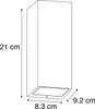 Moderne Wandleuchte Weiß GU10 AR70 IP54 Baleno II Produktbild-Vorschau 3