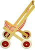Puppenbuggy Maya aus Holz Produktbild-Vorschau 5
