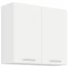 EKO White Hängeschrank 80 Weiss matt Küchenzeile Produktbild-Vorschau 1