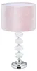 Relaxdays Tischlampe, Samt und Kristall, HxD: 47 x 26 cm, Produktbild-Vorschau 1