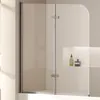 EMKE kabina prysznicowa parawan składany 120 x 140 cm szkło Podgląd zdjęcia produktu 12