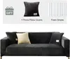Samt Sofabezug 4 Sitzer- Weich Stretch Couchbezug Produktbild-Vorschau 2