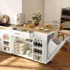 Mobilní kuchyňský ostrov s výklopnou pracovní deskou, Náhled obrázku produktu 3