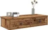 vidaXL Wandplank met lades, antieke look, 80x31x17cm, Productafbeelding-voorbeeld 2