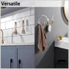 DEKAZIA® 4 ganci adesivi porta asciugamani bagno adesivo Anteprima dell’immagine prodotto 4