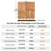 Yaheetech Terrassenfliesen Holzfliesen Akazie 30x30cm 27er Produktbild-Vorschau 5