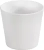 A white ceramic planter pot. Produktbild-Vorschau