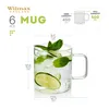 Set di 6 tazze da caffè Wilmax, 500 ml in borosilicato Anteprima dell’immagine prodotto 3