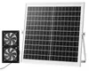 Ventilatore solare VEVOR da 15 W, pannello solare da 12 V Anteprima dell’immagine prodotto 1