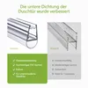 Comparison of two types of shower door seals, highlighting the features of 'Our' product versus 'Others'. Anteprima dell’immagine prodotto