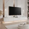 Idohome TV Lowboard Angel 300 cm Weiß Hochglanz–TV-Schrank Produktbild-Vorschau 2