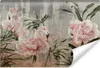 Muralo Selbstklebende Fototapete FLAMINGOS Vögel Blumen Produktbild-Vorschau 1