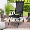 CASARIA® 6x Chaises de jardin pliantes aluminium 120kg Voir les images du produit 2