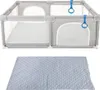 Parc bébé Barrière de sécurité 150*150cm Base antidérapante Voir les images du produit 2
