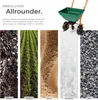 A product image showcasing a spreader with multiple sample materials it can spread. Produktbild-Vorschau
