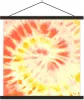 MuchoWow® Textilposter Krawattenfärbung - Gelb - Orange Produktbild-Vorschau 1