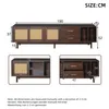 Diagrams and dimensions of a TV cabinet. Produktbild-Vorschau