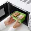 Faltbare Silikon Lunchbox (3er Set),1200ml Bento Box mit Produktbild-Vorschau 6