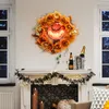Outsunny Halloween-decoratie: Hangende pompoenkrans met Productafbeelding-voorbeeld 2