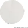 A white, round object with three clips on the sides, seen from a top-down perspective. Náhled obrázku produktu