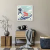 Poster - Poster ohne Rahmen - Rot modern vielleicht - 50x50 Produktbild-Vorschau 6
