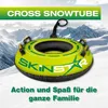 SkinStar CROSS Profi Snow Tube Ø100cm Schlitten Bob Rodel Produktbild-Vorschau 1