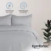Komfortec Deluxe Bettwäsche 140x200 2 teilig Grau - Produktbild-Vorschau 4