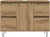 vidaXL Badschrank Artisan-Eiche 80x33x60 cm Holzwerkstoff Produktbild-Vorschau 4