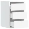 vidaXL Kommode Weiß 40x41x58 cm Holzwerkstoff Produktbild-Vorschau 5