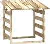 vidaXL Pergola se střechou 100x90x100 cm Impregnované Náhled obrázku produktu 1
