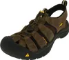 A single brown KEEN sandal is shown against a white background. Produktbild-Vorschau