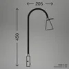 Briloner Leuchten LED-bedlamp, flexibele bedlamp met Productafbeelding-voorbeeld 7