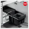 HAILO 3642731 Abfallsorter RAUMSPAR TANDEM 18/8/8/D schwarz Produktbild-Vorschau 7