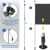 FCH Senkrechtmarkise Klemmmarkise 150x270x(210-310) cm Produktbild-Vorschau 6