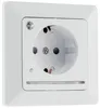 MILOS Schutzkontakt-Steckdose mit LED weiß, 250V/ 16A, Produktbild-Vorschau 2