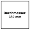 Makita 191D41-2 Sichelmesser 38cm Produktbild-Vorschau 5