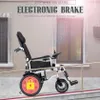 Lekki składany elektryczny wózek inwalidzki, akumulator Podgląd zdjęcia produktu 7