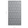 vidaXL Tappeto per esterni ARAKIL Bianco e nero 80x150 cm Anteprima dell’immagine prodotto 7