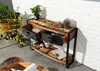 MASSIVMOEBEL24Konsolentisch Altholz 105x35x80 mehrfarbig Produktbild-Vorschau 4